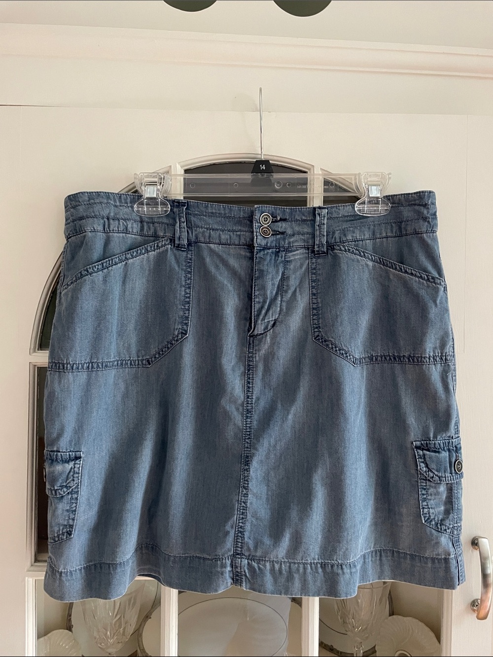 Sonoma Denim Blue Cargo Skort